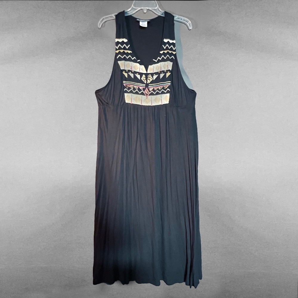 Folk Art Maxi Dress